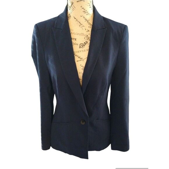 Zara basic blue  Classic,Officey,Business,Edgy, small blazer - Picture 1 of 11
